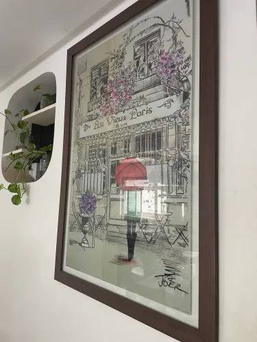 Quadro vidro francês paris