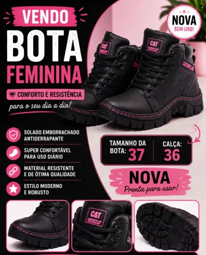 Bota feminina 