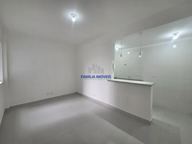 Apartamento kitnet à venda área de serviço vaga Embaré Santos/SP