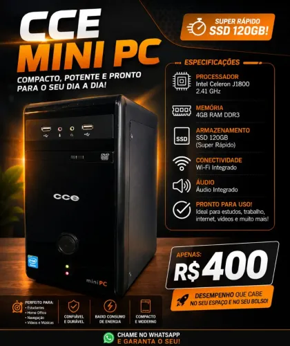 Mini Pc SSD 120GB