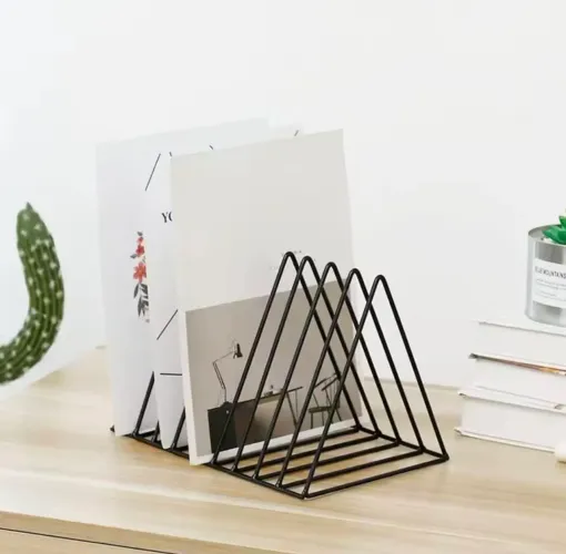 Suporte Organizador Disco Lp Vinil Arame Novo Branco