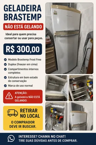 Vende-se geladeira