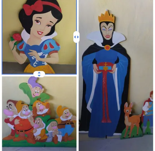 Painel para aniversário Branca de neve