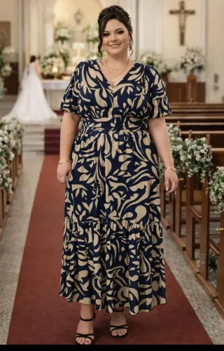Vestido Plus Size 50
