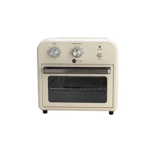 Forno e Fritadeira Sem Óleo Fun Kitchen 10L 2 em 1 - NOVO