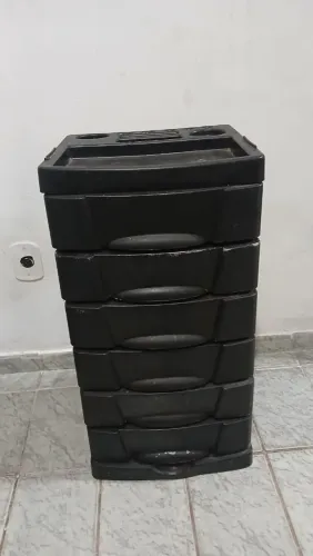 Carrinho auxiliar para salão de beleza