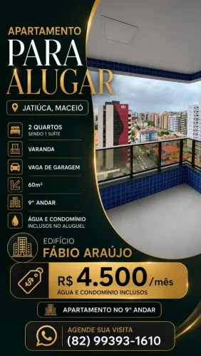 Apartamento para Alugar ? Jatiúca, Maceió<br>