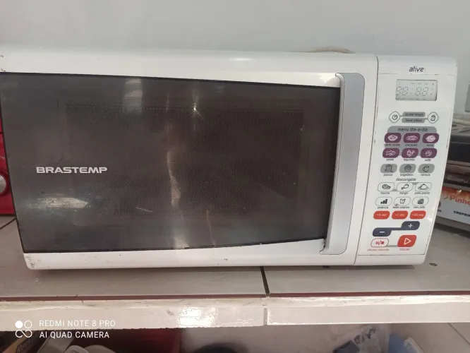 Microondas Brastemp com defeito 