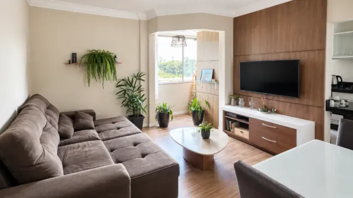 Apartamento mobiliado para alugar | Vista e localização privilegiada em tubarao