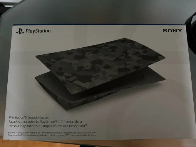Faceplate tampa playstation 5 fat disco camuflado