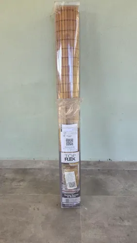 Cortina Romana de Bambu Largura 1,00 Altura 2,20 Top Flex