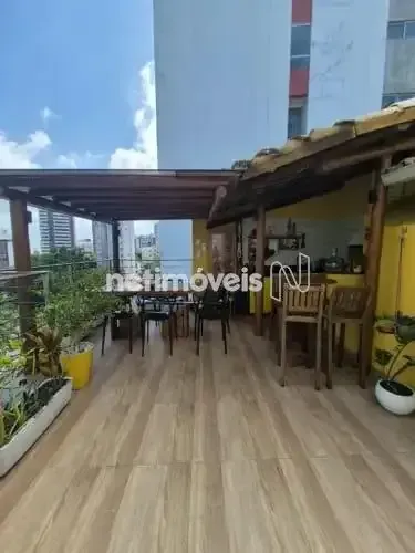 COBERTURA DUPLEX 210m²; 3/4 2 SUÍTES ÁREA GOURMET CHURRASQUEIRA JARDIM APIPEMA SALVA