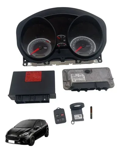 Kit Injeção Modulo Painel Cod Antena Ford Fiesta 1.6 8v 2013