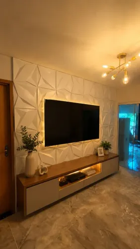 Gesso 3D decoração 3D
