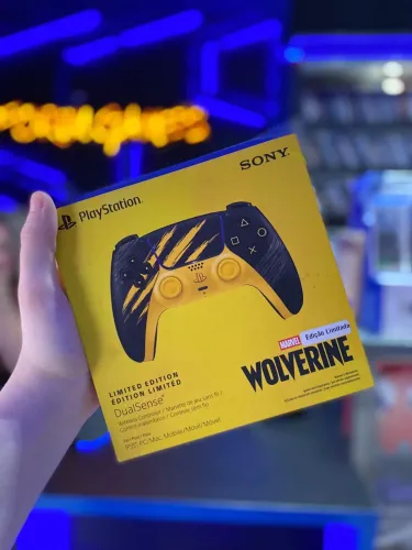 Controle original do PlayStation 5 do Wolverine