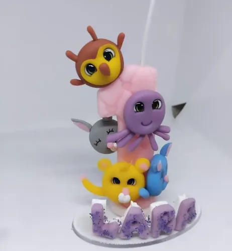 Velas personalizadas, topos de bolo infantil e adulto Fazemos qualquer tema.