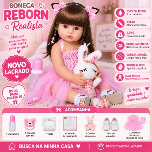 BONECAS REBORN NOVA LACRADA