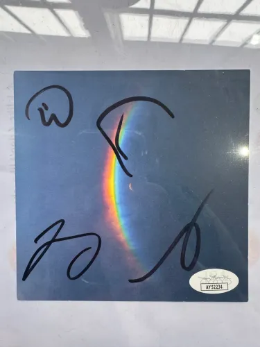 Card/Encarte Cd Babda Coldplay autografado