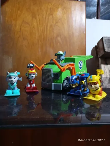 Conjunto brinquedos Patrulha Canina Leia a descrição