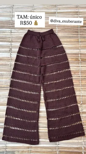 Calça tricô