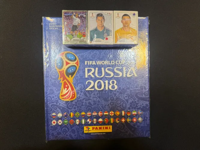 Set Completo Figurinhas para Colar - Álbum de 2018 Capa Dura