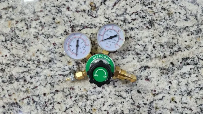 Regulador de Pressão Nitrogênio Duplo Manômetro - Chopeira