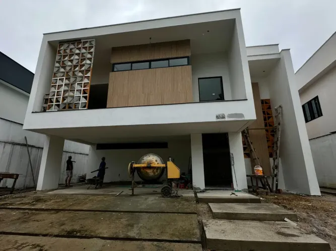 Casa Duplex com 4 suites, Alphaville 2, Área gourmet, Piscina, churrasqueira, Terreno com