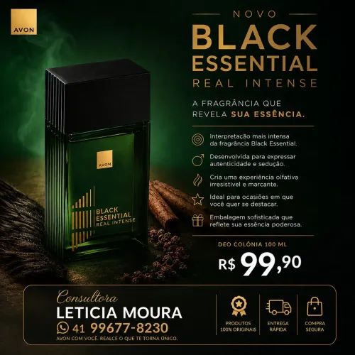 Black essencial real des 100ml