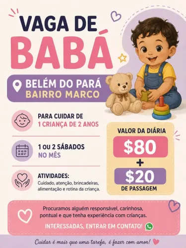 Babá ao sábado