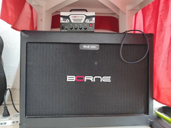 Amplificador Borne MoB T30 + Gabinete MoB 200