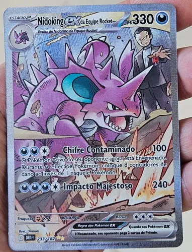 Carta Pokemon Nidoking Ex