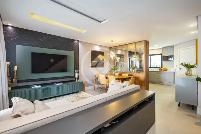 Sobrado mobiliado com 3 quartos no Atuba, Curitiba - Residencial Hill Valley Park codigo: 