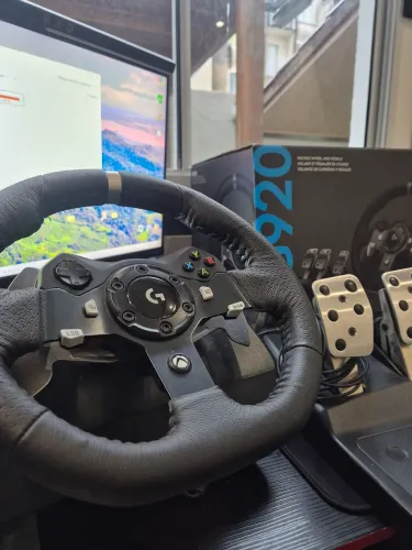 Oculos VR HP + Volante logitech g920 (TROCO)