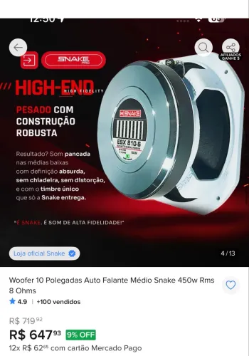 Médio grave snake