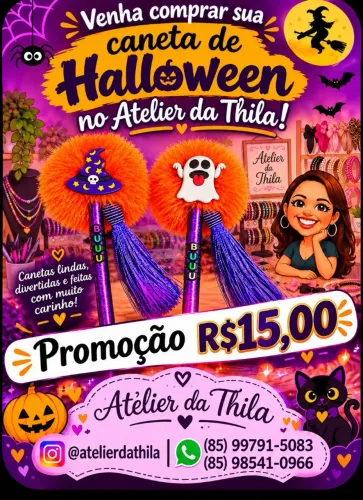 Canetas personalizadas de Halloween
