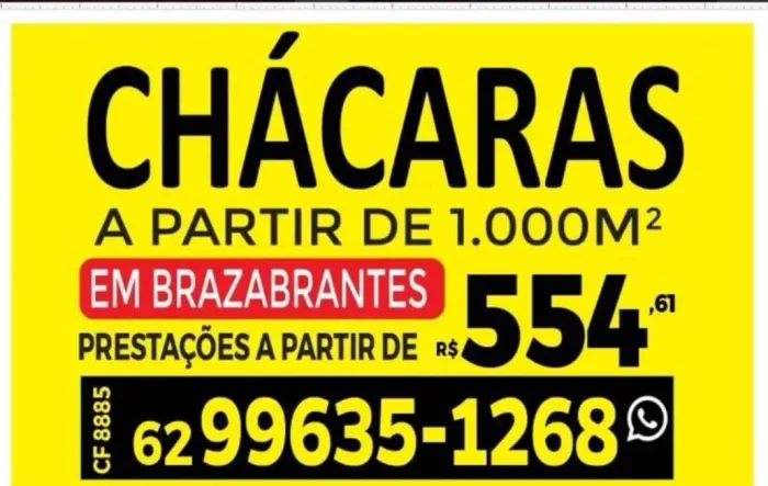Chácaras Braza ville Brazabrantes parcelada