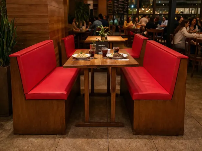 Jogo de sofá boots pra restaurante