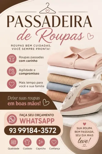 Passadeira de roupas