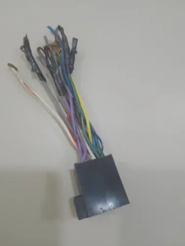Plug Chicote Conector Instalação Som Universal 16 Vias Macho