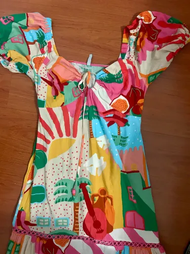 Vestido longo estilo farm M