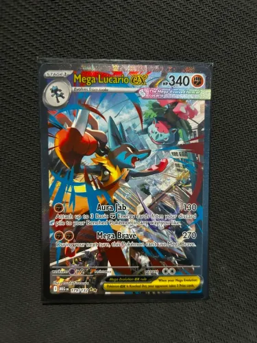 Carta Pokémon Mega Lucario Ex