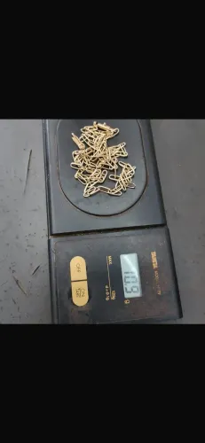 Vendo cordão Cartier de ouro 11 gramas novo!  Valor pra voar 6.800