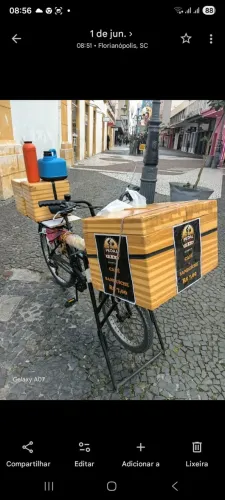 Bicicleta de carga com marchar toda revisada 100%