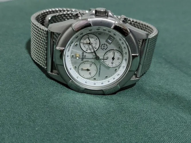 RELÓGIO SUÍÇO NIVADA CHRONO (IGUAL AO BULOVA)