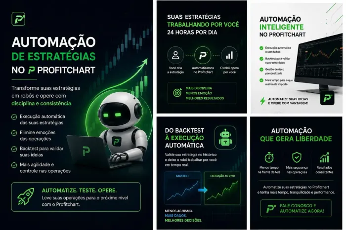 Serviço Automatizacão de Estratégias para Profitchart 