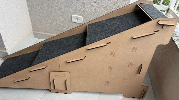 Rampa, escada para cachorro Pet 