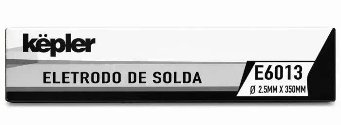 Eletrodo Revestido AWS E6013 2,50 mm - Kepler (Caixa de 5 kg) 