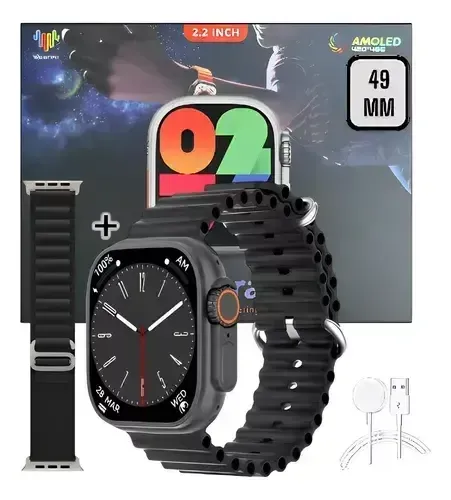 Relógio Inteligente HW9 Ultra Max AMOLED 49mm ? Versão Completa + Frete Grátis
