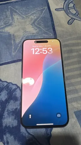 Iphone 15 Pro Max 256GB, azul muito novo
