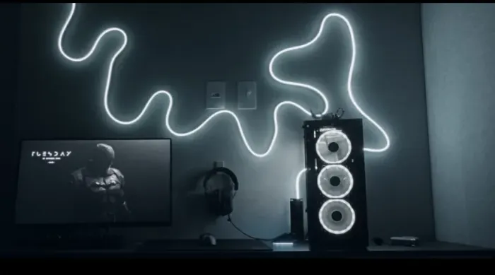 Pc gamer com monitor e perifericos